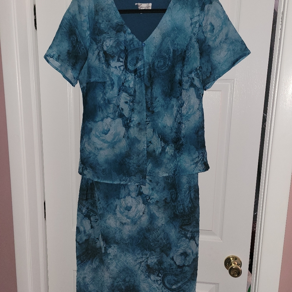 Watercolored dress